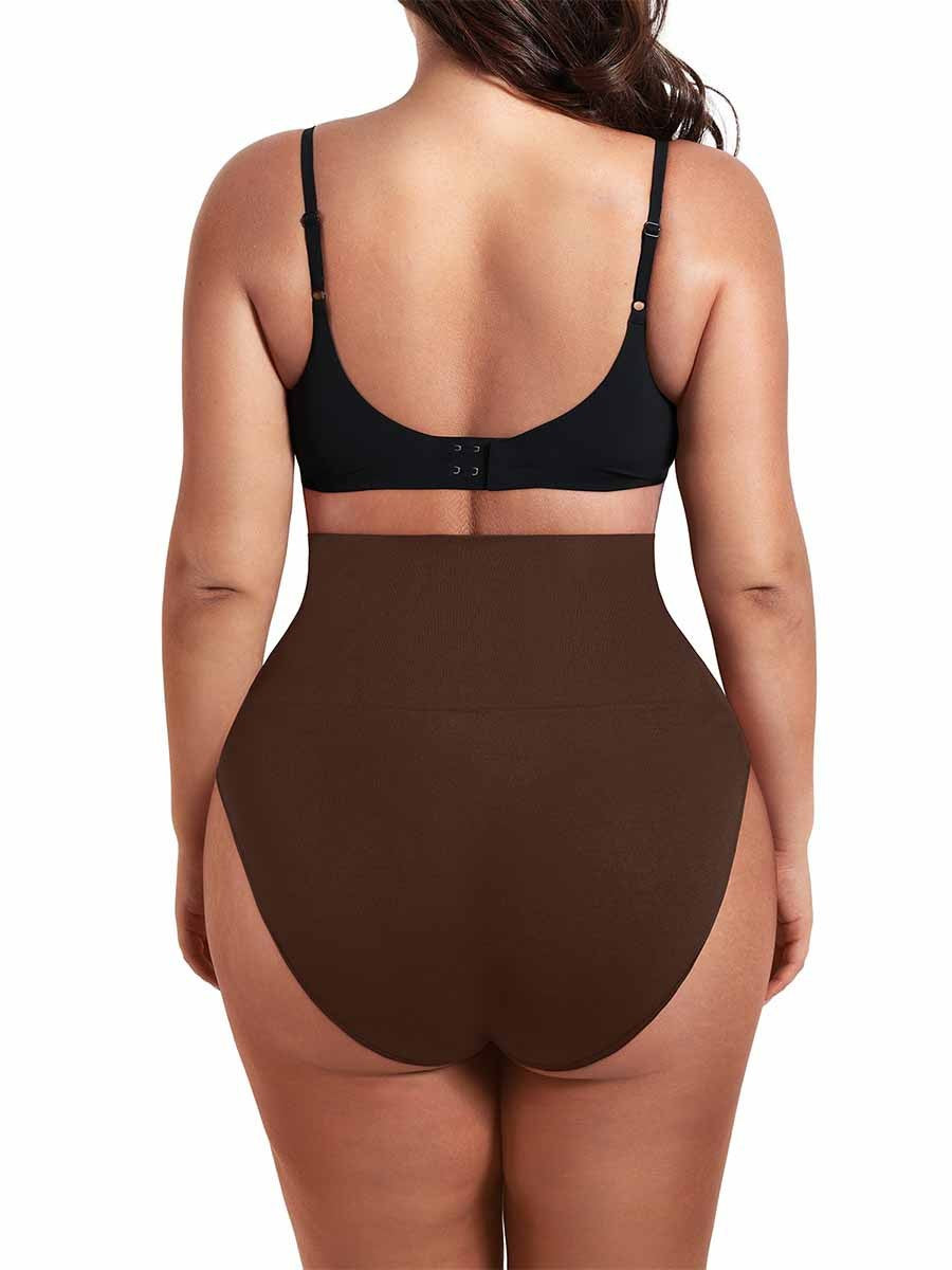 Eco-Friendly High Waist Seamless Shapewear Shorts | Tummy Control Compression Thong