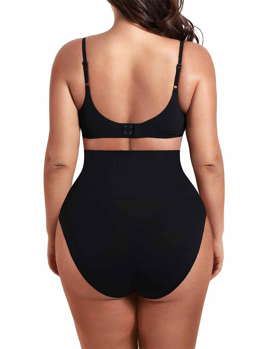 Eco-Friendly High Waist Seamless Shapewear Shorts | Tummy Control Compression Thong