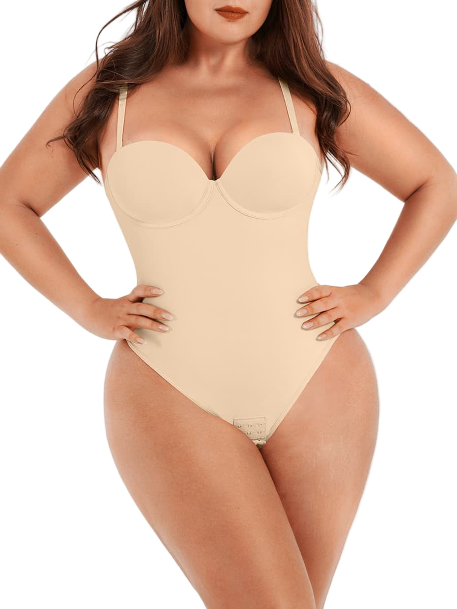 Bustier Underwire Breathable Tummy Control Bodysuit for Women – Shaping & Support