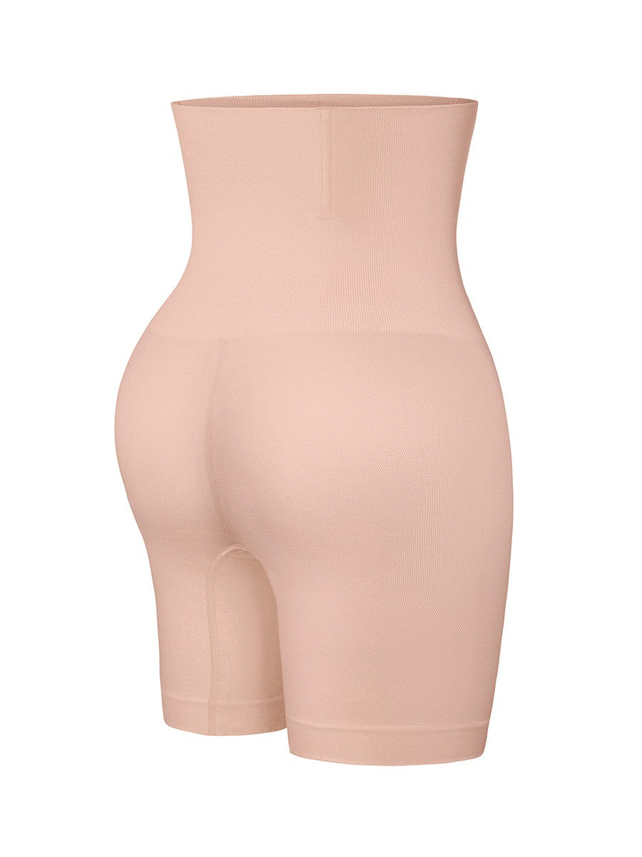 Seamless High Waist Butt Lifter Shapewear with Tummy Control & Anti-Roll Support