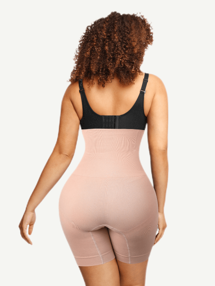 Seamless High Waist Butt Lifter Shapewear with Tummy Control & Anti-Roll Support