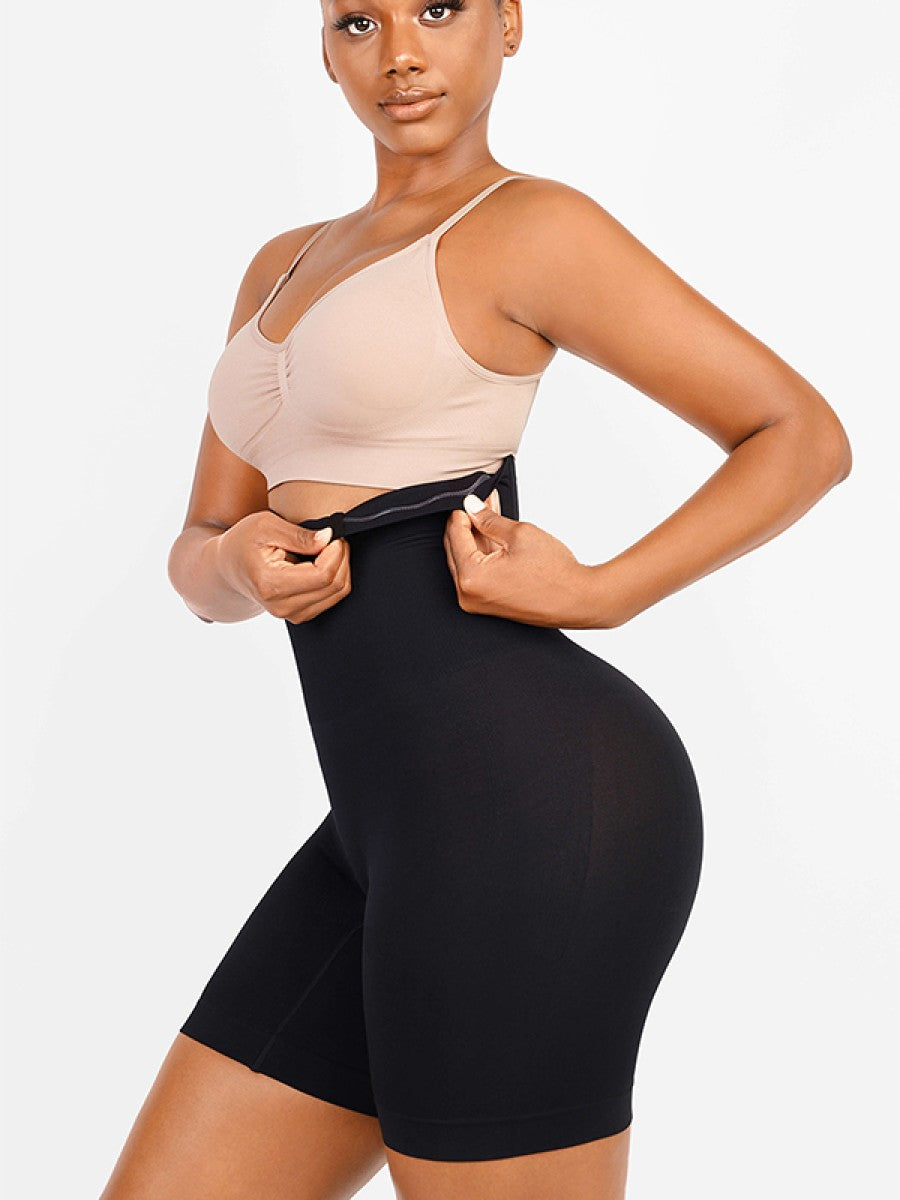 Seamless High Waist Butt Lifter Shapewear with Tummy Control & Anti-Roll Support