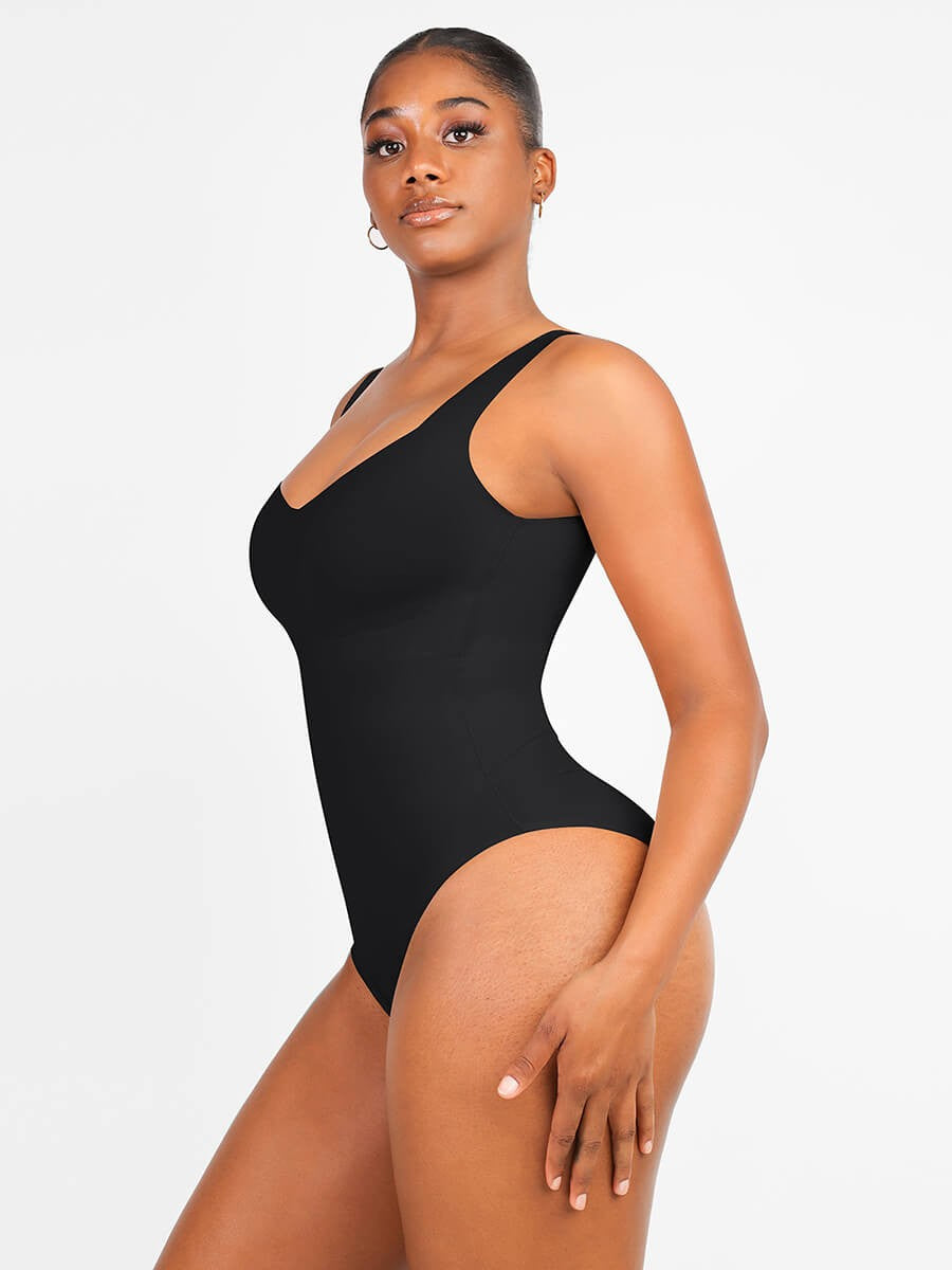V Neck Fit 3-in-1 Bodysuit Shapewear | Slimming, Lifting & Tummy Control