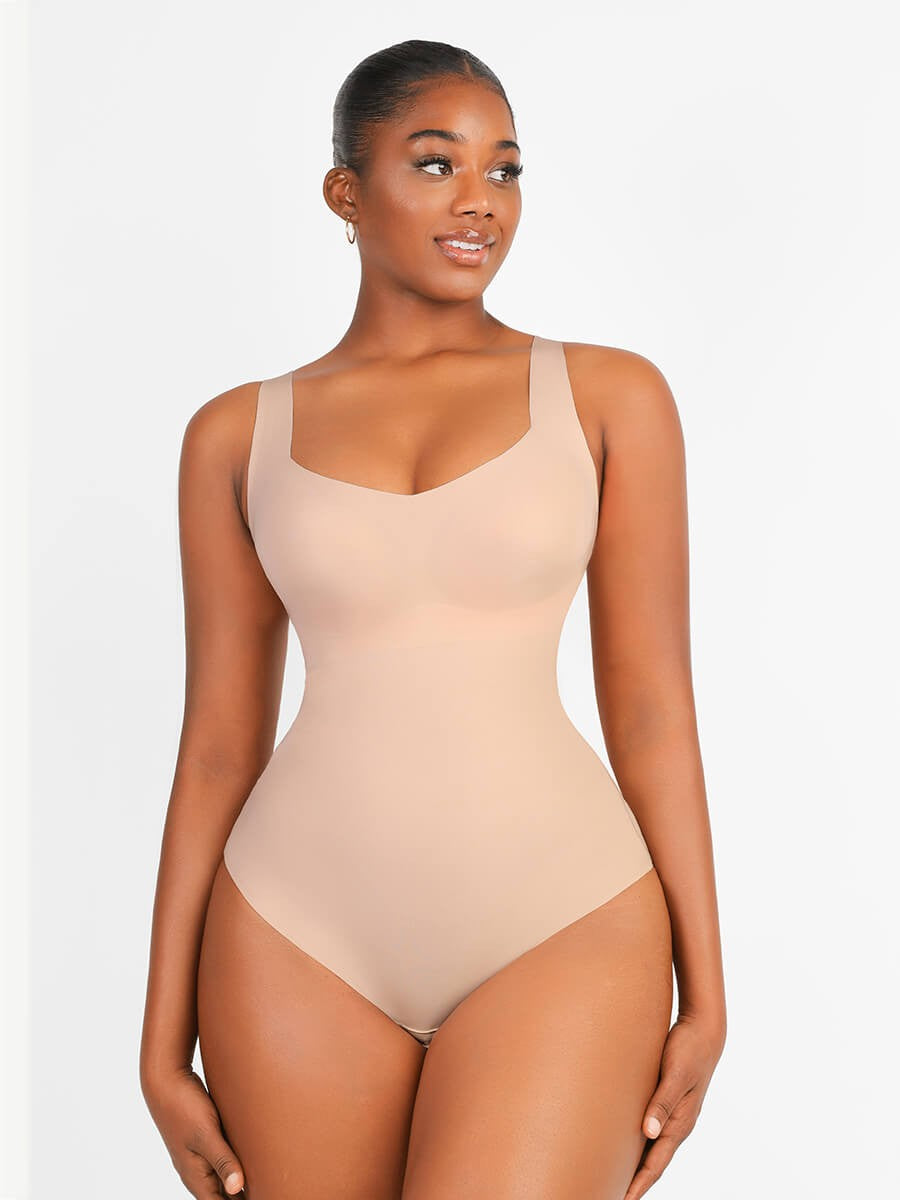 V Neck Fit 3-in-1 Bodysuit Shapewear | Slimming, Lifting & Tummy Control