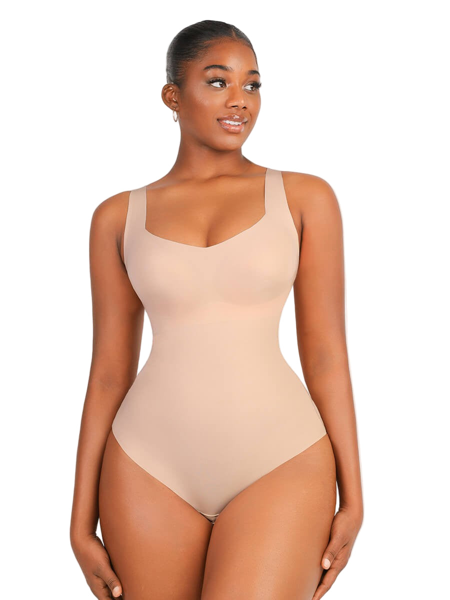 V Neck Fit 3-in-1 Bodysuit Shapewear | Slimming, Lifting & Tummy Control