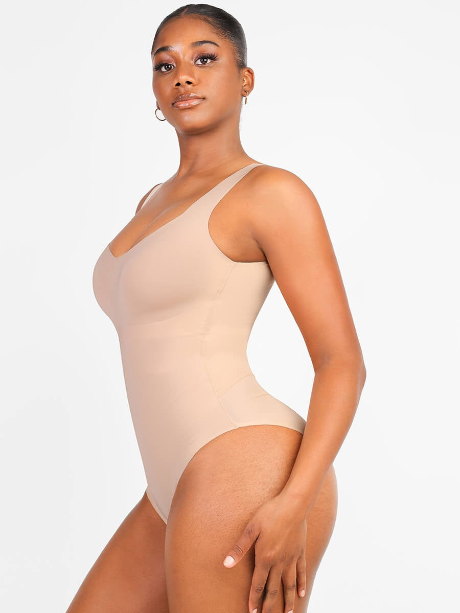 V Neck Fit 3-in-1 Bodysuit Shapewear | Slimming, Lifting & Tummy Control