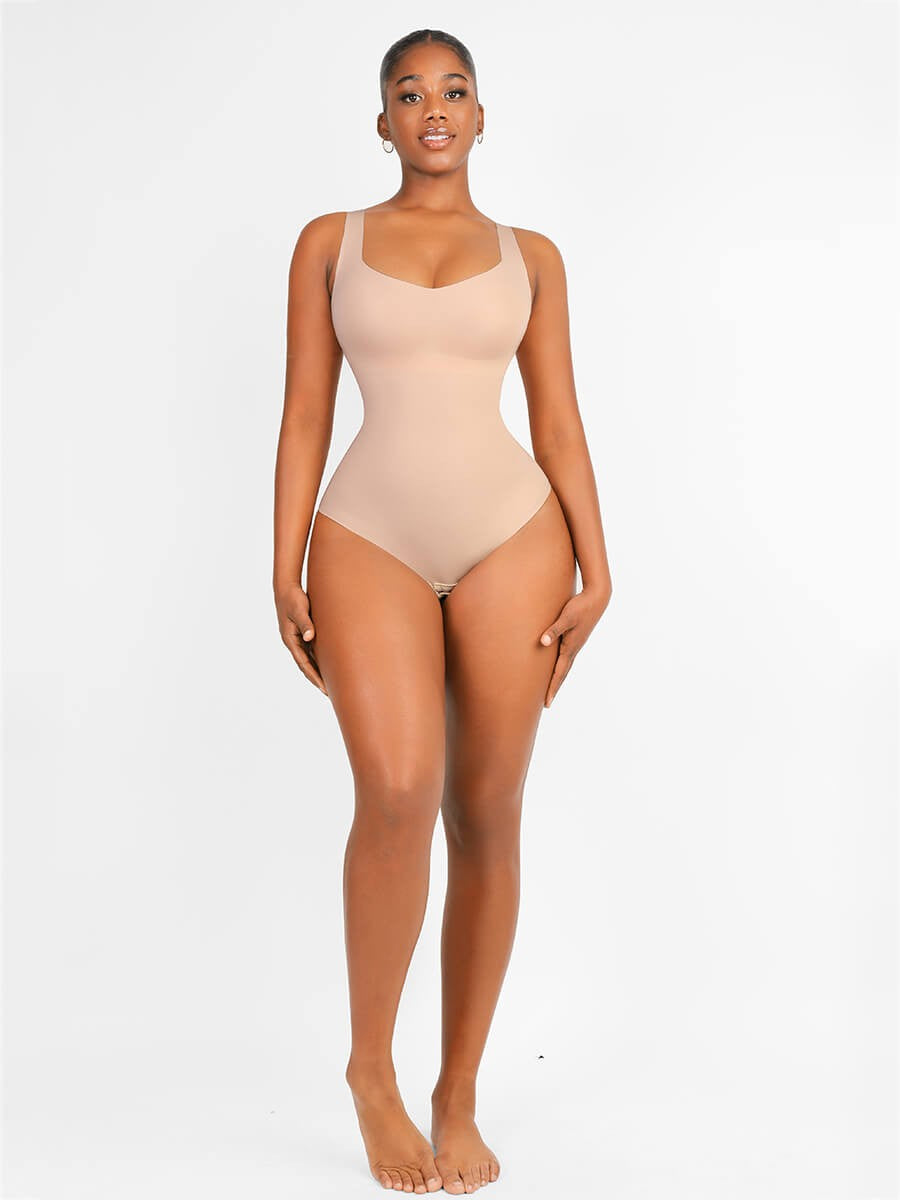 V Neck Fit 3-in-1 Bodysuit Shapewear | Slimming, Lifting & Tummy Control