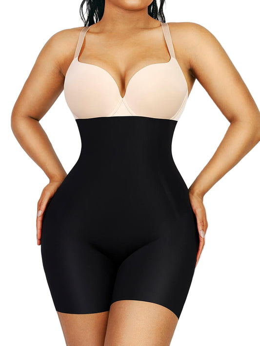 Seamless Butt Lifting Shapewear Shorts with Removable Pads & 3D Enhancing Design