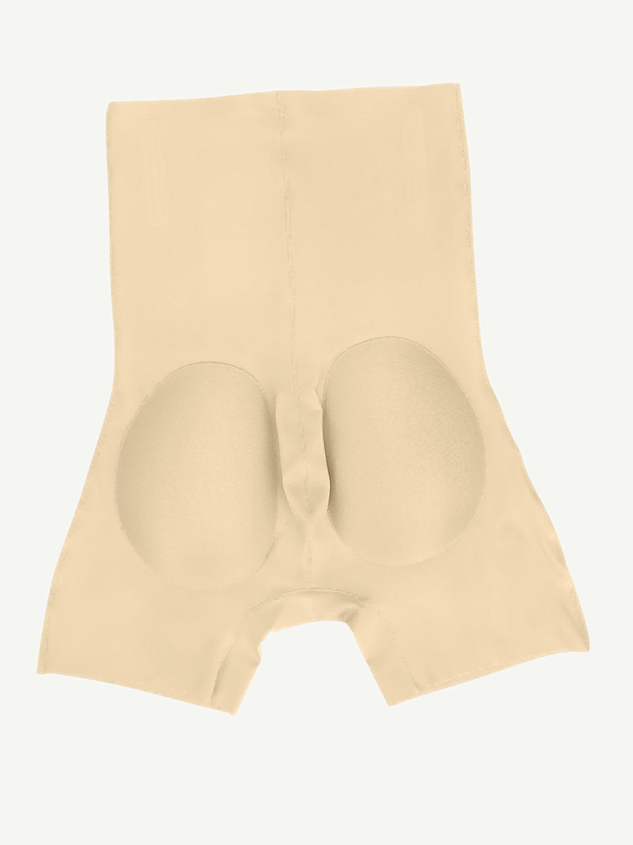 Seamless Butt Lifting Shapewear Shorts with Removable Pads & 3D Enhancing Design