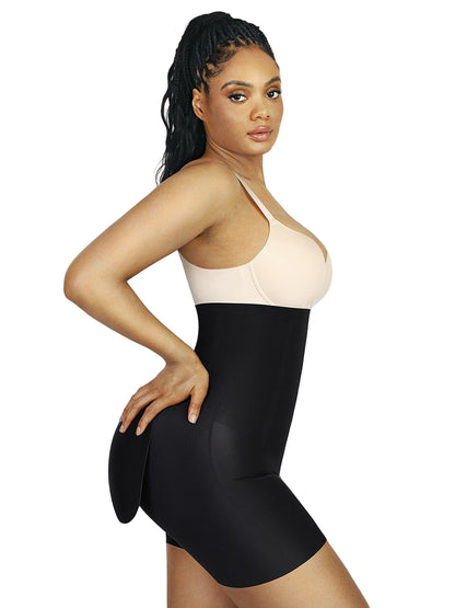Seamless Butt Lifting Shapewear Shorts with Removable Pads & 3D Enhancing Design