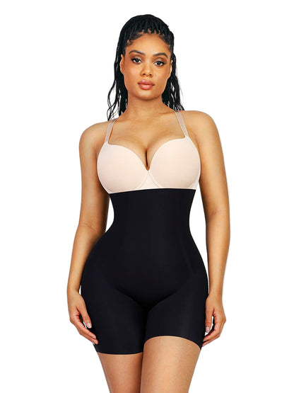 Seamless Butt Lifting Shapewear Shorts with Removable Pads & 3D Enhancing Design