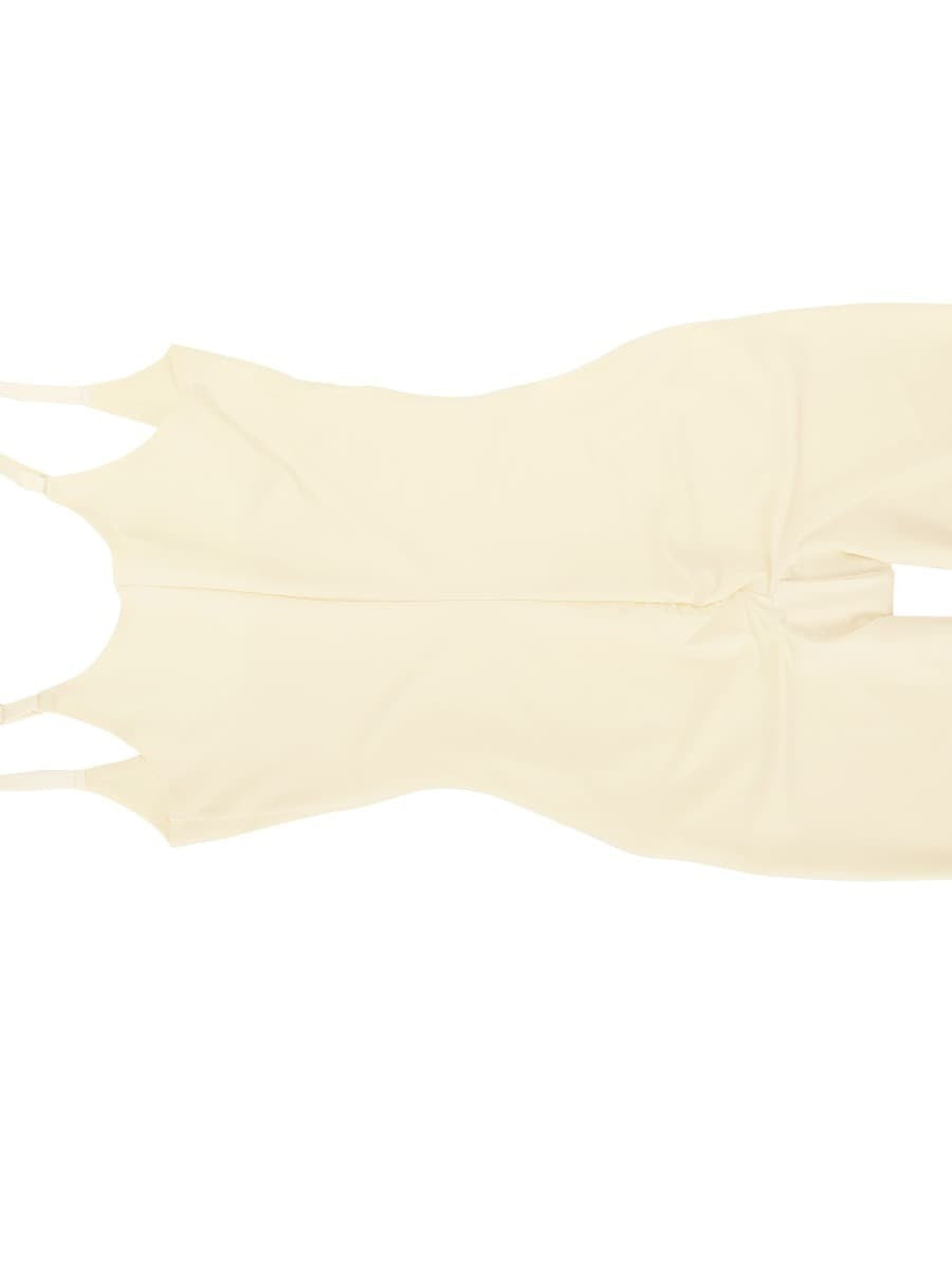 Seamless Liquid Spandex Shaping Bodysuit with Adjustable Straps & 3D Butt Lift