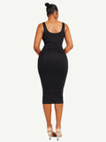 Large U-Back Seamless Modal Shaper Dress – Elegant Body Contouring Dress