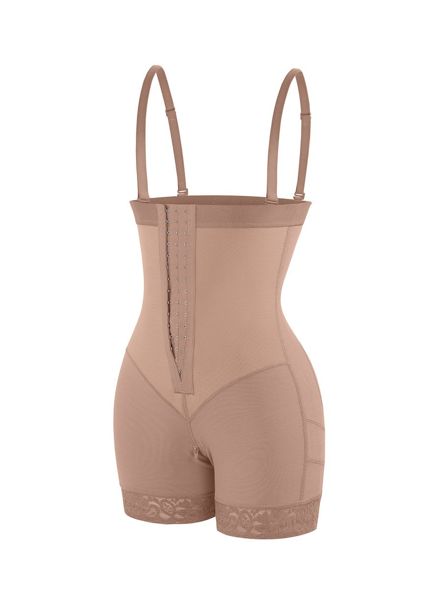 Lace Firm Compression Latex Buttocks Lifting Shapewear