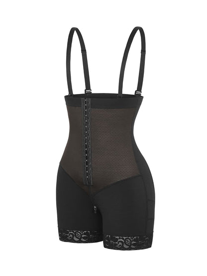 Lace Firm Compression Latex Buttocks Lifting Shapewear