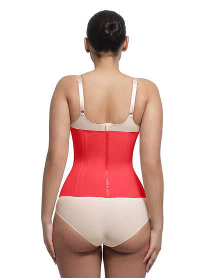 Luxury Gold Zipper U-Shaped Steel Boned Waist Cincher Girdle – 15 Steel Bones Compression Shaper