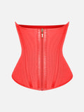 Luxury Gold Zipper U-Shaped Steel Boned Waist Cincher Girdle – 15 Steel Bones Compression Shaper