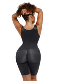 Full Body Shaper with Triple-Layer Abdomen Control & Adjustable Shoulder Straps for Women