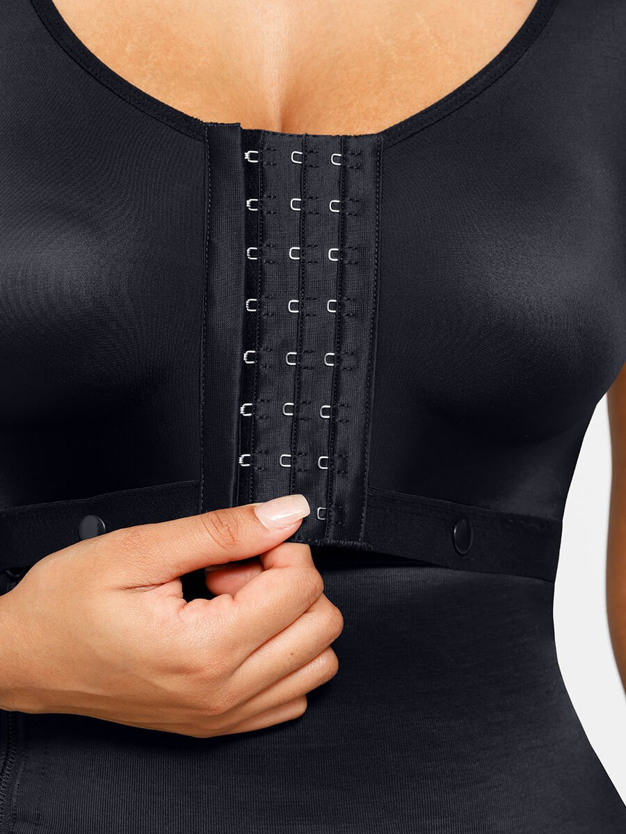 Full Body Shaper with Triple-Layer Abdomen Control & Adjustable Shoulder Straps for Women