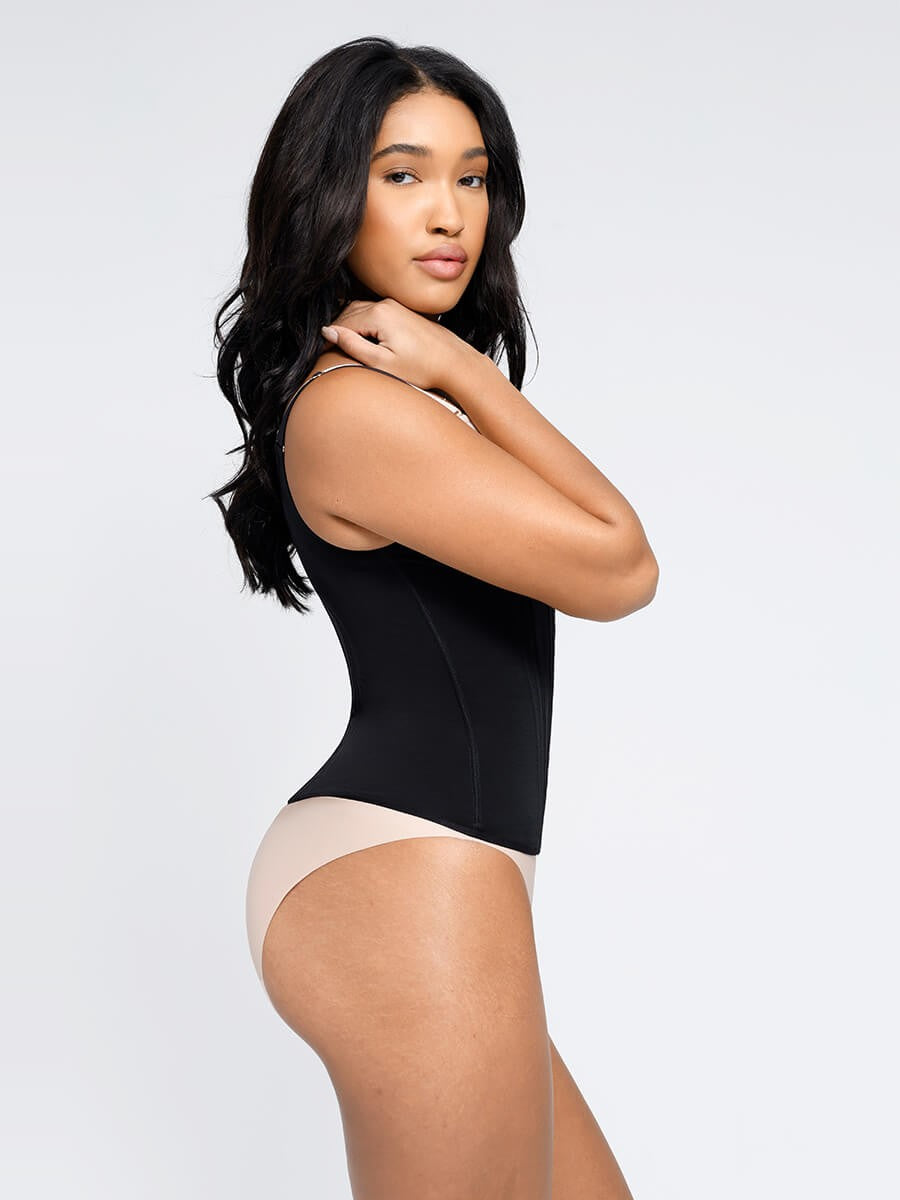 Luxury 13 Steel Bones Girdle Waist Trainer – Front & Back Shaping Corset