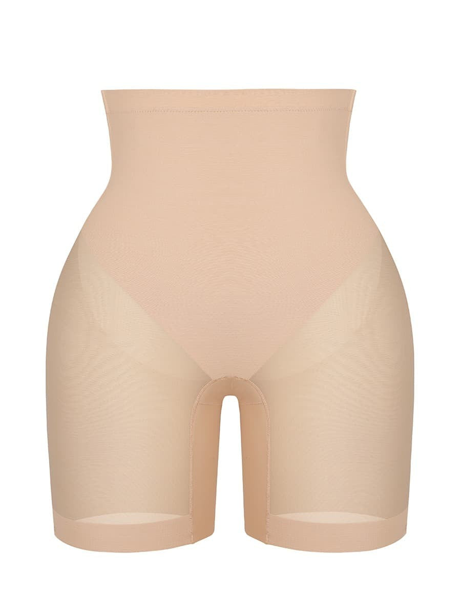 Low Back High Elastic Butt Lift & Tummy Control Shapewear Shorts with Anti-Slip Design