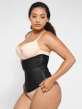 Luxury U-Shape Breast Support Waist Cincher with Gold Zipper – Double Compression Tummy Control Shapewear