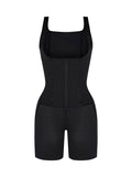 Full Body Tummy Control Shapewear with Zipper & Adjustable Straps for Women