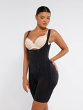 Full Body Tummy Control Shapewear with Zipper & Adjustable Straps for Women
