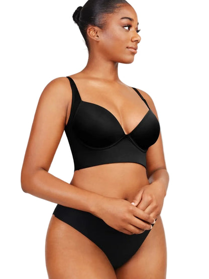 Brown High Quality Deep Cup Seamless Shaper Bra – Full Support Wireless Bra