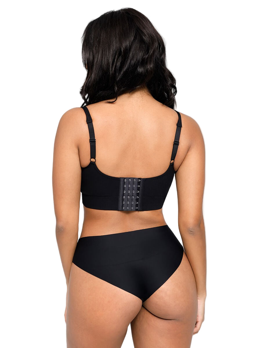 Deep V Push-Up Support Bra