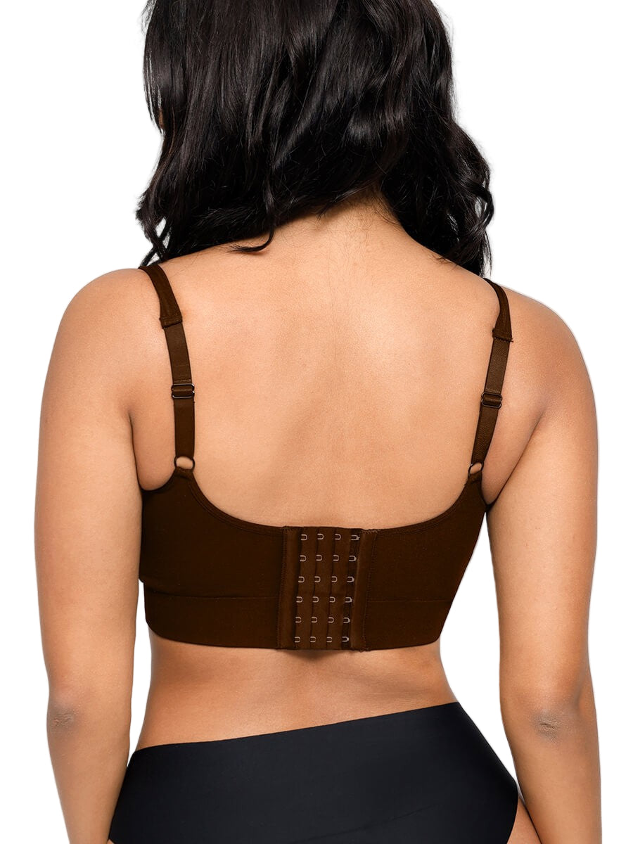 Deep V Push-Up Support Bra