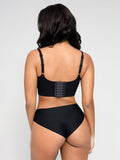 Deep V Push-Up Support Shapewear Bra with Adjustable Straps & Double Steel Ribs