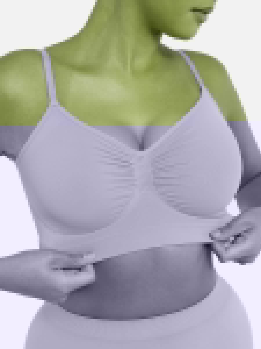 Wireless Supportive Shaping Bra with Adjustable Straps