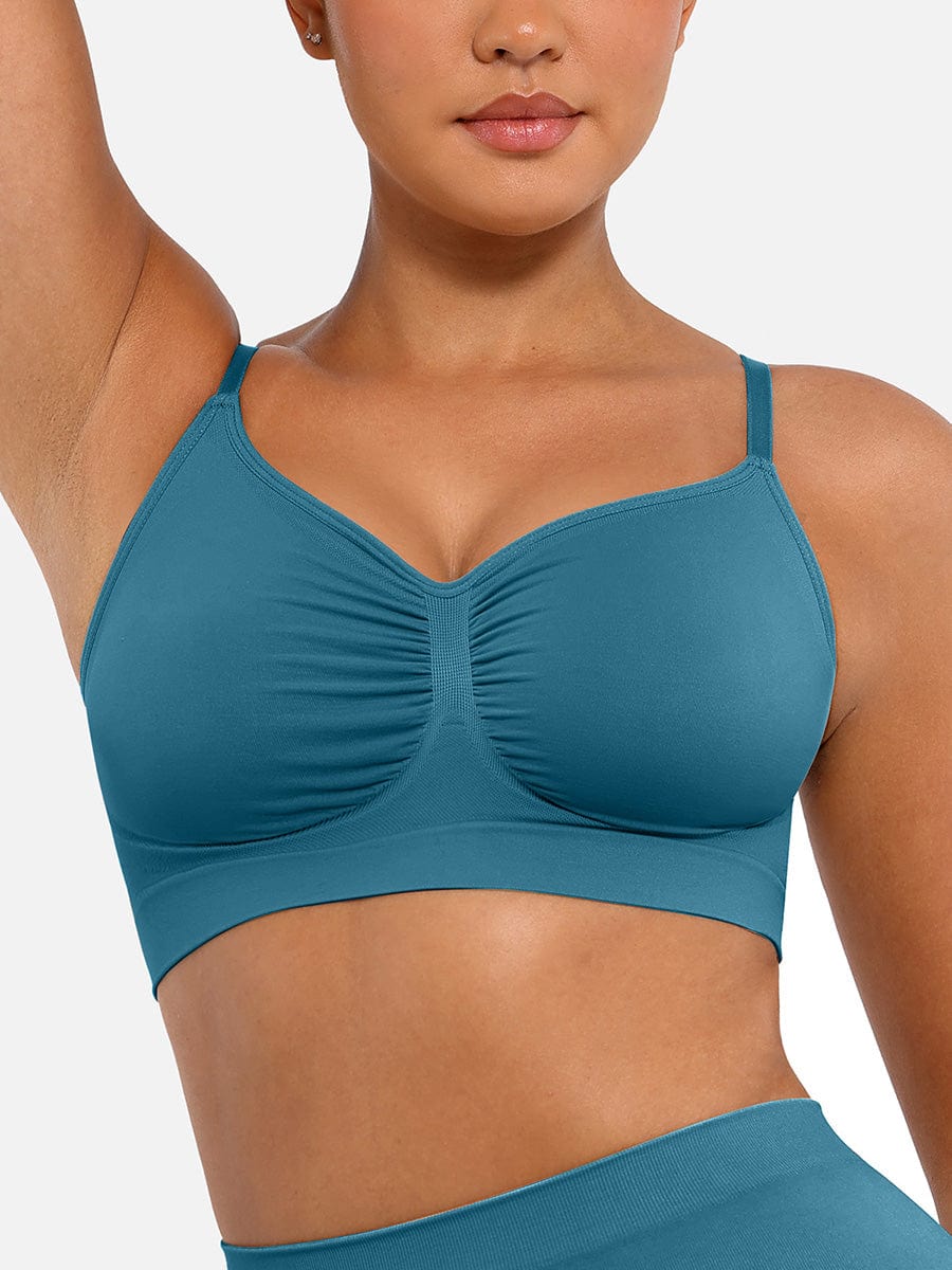Wireless Supportive Shaping Bra with Adjustable Straps