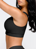 justable Postoperative Support Bra – 3-Row Button Front, Breathable Chest Shaping Shapewear