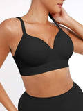 Fashion Seamless Wireless Bust Support Shapewear Bra with Adjustable Straps – Comfort Fit & Lift