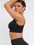 Seamless Adjustable Support Bra – Fixed Cups & Lift Underbust Shapewear