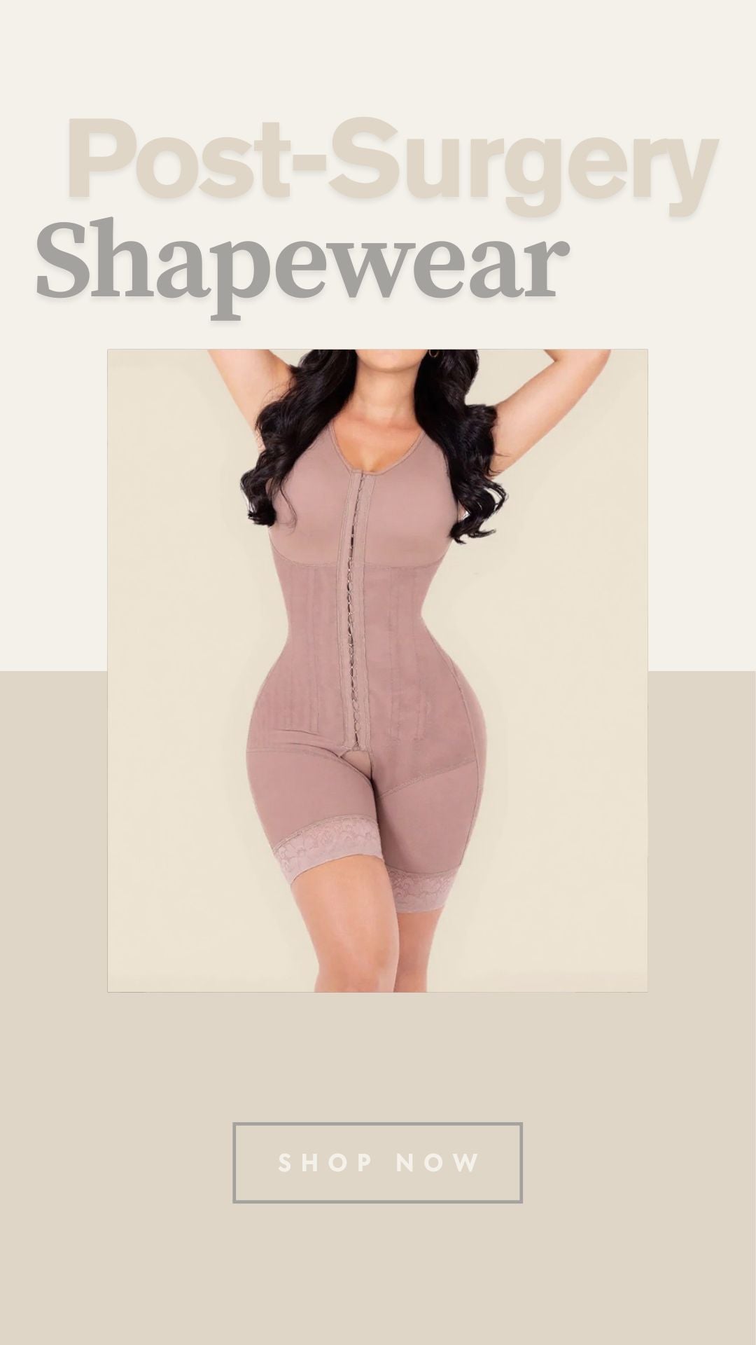 Original Colombian Faja Bodysuit – Firm Tummy Control Post-Surgery Shapewear