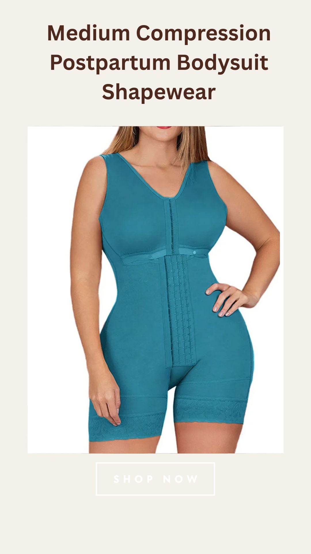 BBL Colombian Fajas for Women – Medium Compression Postpartum Bodysuit Shapewear