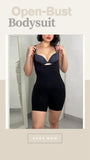 Seamless Open-Bust Bodysuit Shapewear for Women