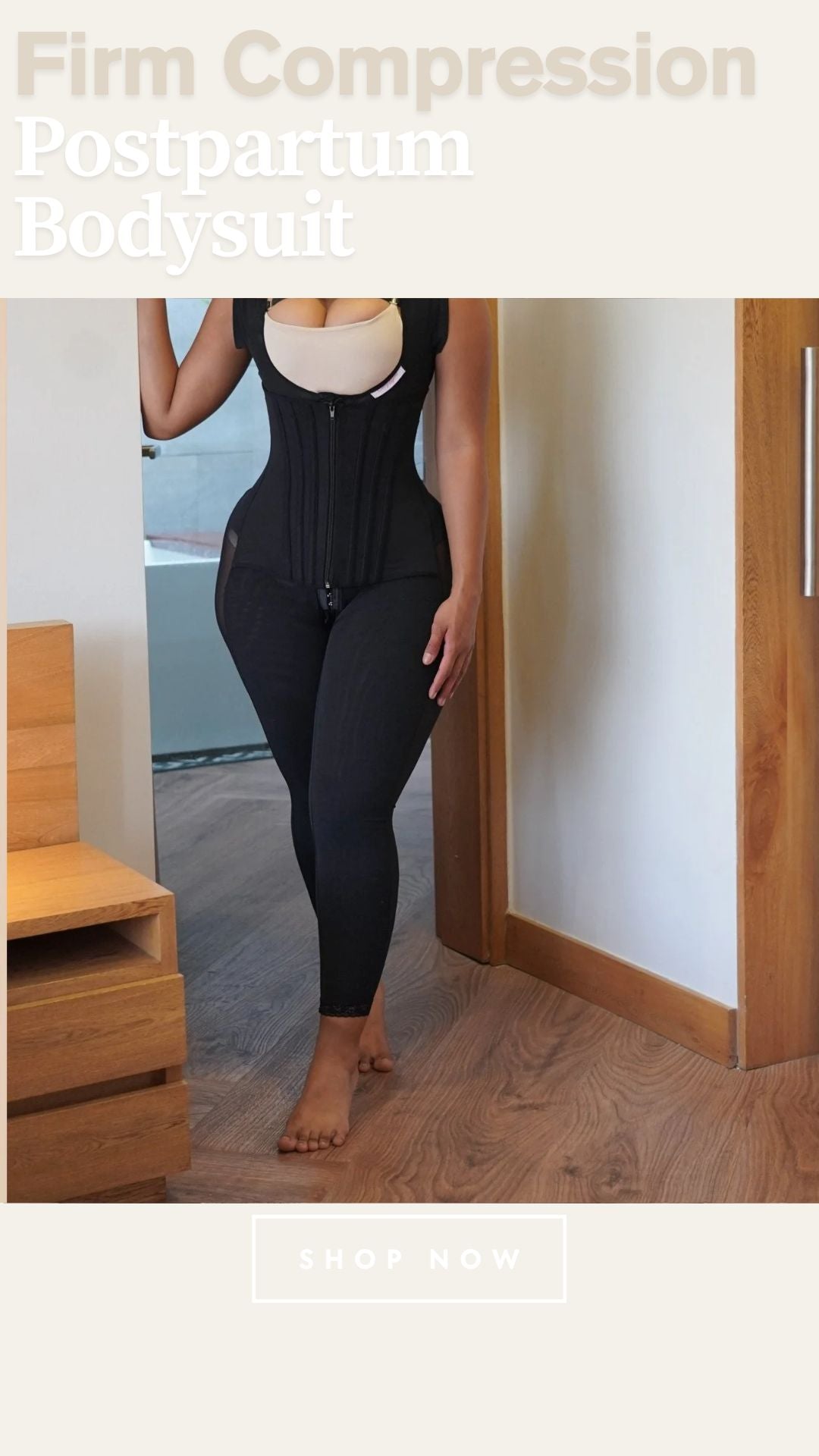 Fajas Colombianas Full Body Shapewear – Firm Compression Postpartum Bodysuit