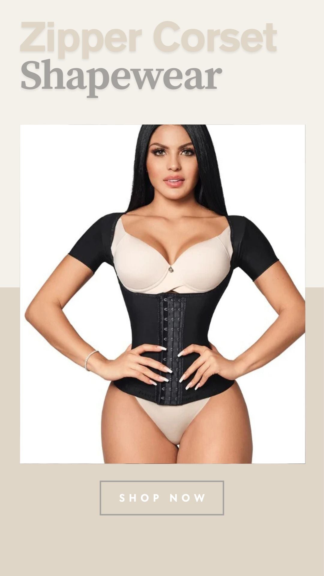 Fajas Colombianas Waist Trainer Vest – High Compression Shapewear for Women