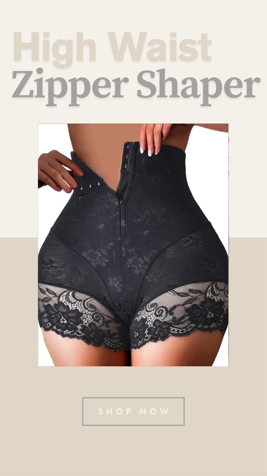 YBFDO Women’s High Waist Zipper Shaper Panties