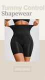 High-Waisted Tummy Control Shapewear Shorts