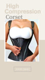 Fajas Colombian Body Shaper – High Compression Waist Trainer Corset Vest