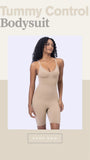 Women's High-Waist Tummy Control Bodysuit Shapewear Shorts