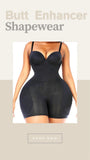 AfruliA Women's Padded Bodysuit Shapewear – Butt  Enhancer Tummy Control Waist Trainer