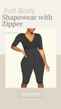 Women's Full Body Shapewear Bodysuit with Zipper – Postpartum Recovery