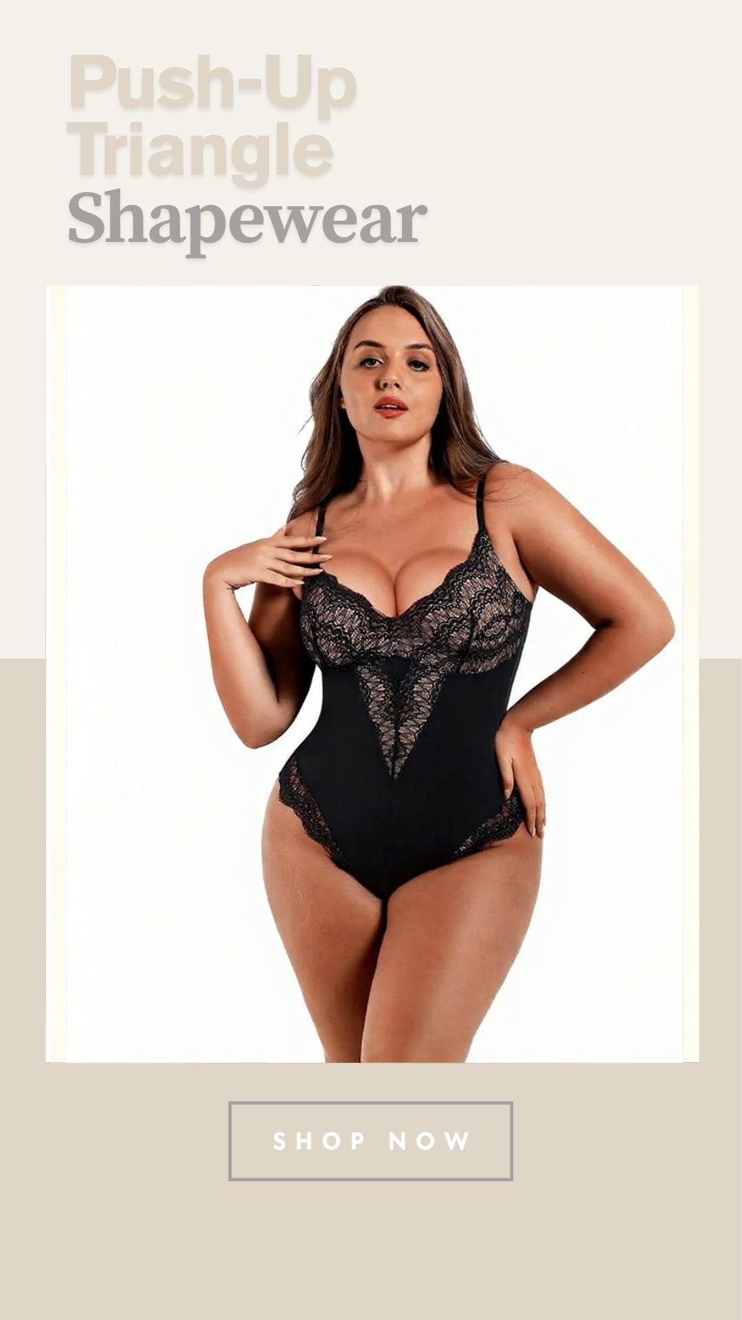 Push-Up Triangle Shapewear – Fajas Bodysuit for Women