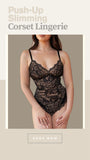Lace Bodysuit Shapewear for Women – Sexy Push-Up Slimming Corset Lingerie